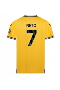 Fotbalové Dres Wolves Pedro Neto #7 Domácí Oblečení 2023-24 Krátký Rukáv